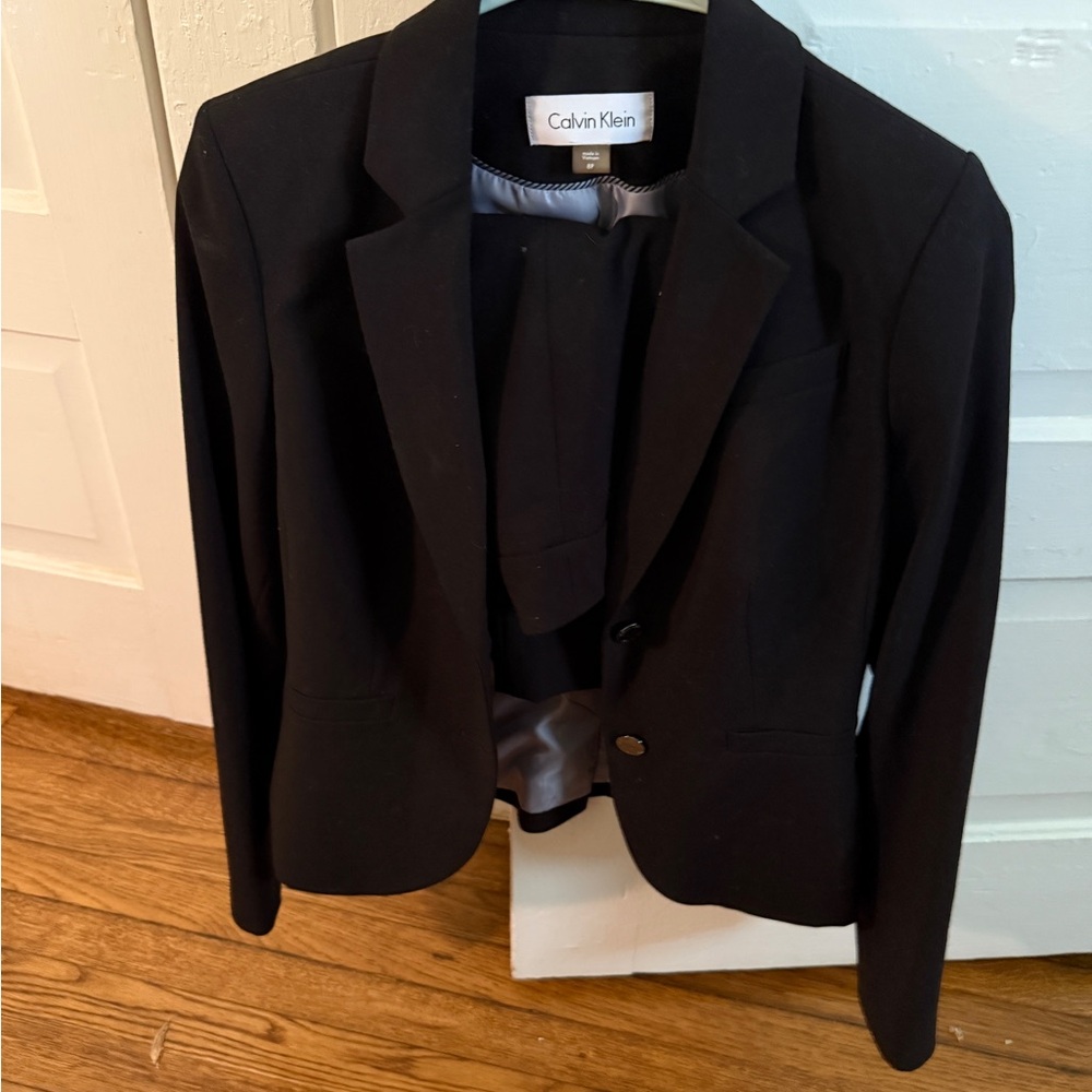 Calvin Klein Women's Elegant Black Suit